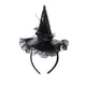 thumbnail image 4 of Pack 2 Diadema De Bruja Encaje Para Halloween Sombrero Bruja Negro + Morado. Diseños De Encaje, Flores Y Lentejuelas., 4 of 8