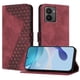 thumbnail image 1 of Funda tipo cartera para Nokia HMD Fusion con tarjetero, bolsillo para billetes, soporte, cierre magnético y correa para la muñeca, funda tipo folio con textura geométrica marrón, 1 of 5