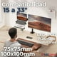 thumbnail image 4 of Soporte Brazo Doble Articulado 15¨a 33¨Pulgadas Monitor Escritorio, 4 of 10