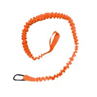 Ioensy - Cordón Elástico Retráctil Con Correa De Seguridad Para Rafting Y Kayak, Color Naranja