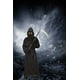 thumbnail image 4 of Disfraz Grim Reaper Ojos Rojos Y Guadaña Halloween Cosplay Viene Con Hoz, Gafas Luminosas Y Guantes. L(160-175cm), 4 of 6