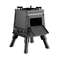 Ioensy - Estufa De Leña Resistente, Estufa De Leña Para Pesca, Barbacoa Y Cocina