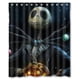 thumbnail image 1 of Cortina de ducha de Jack Skellington "Pesadilla antes de Navidad" con ganchos (60 x 72 pulgadas), 1 of 3