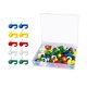 thumbnail image 1 of 100 PCS HEADS PIN TACKS GANCHOS COLORCHOS PARA DOCUMENTOS DE PABITA DE BOLETíN DEL HOGAR, 1 of 5