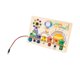 thumbnail image 3 of Tablero De Madera Montessori Para Niños, Juguete Sensorial Para Regalo Del Día, Cabeza De Coche Verde, 3 of 3