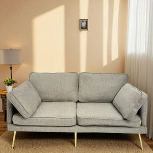 Arca Muebles - Sofa 2 Cuerpos Lino Beige