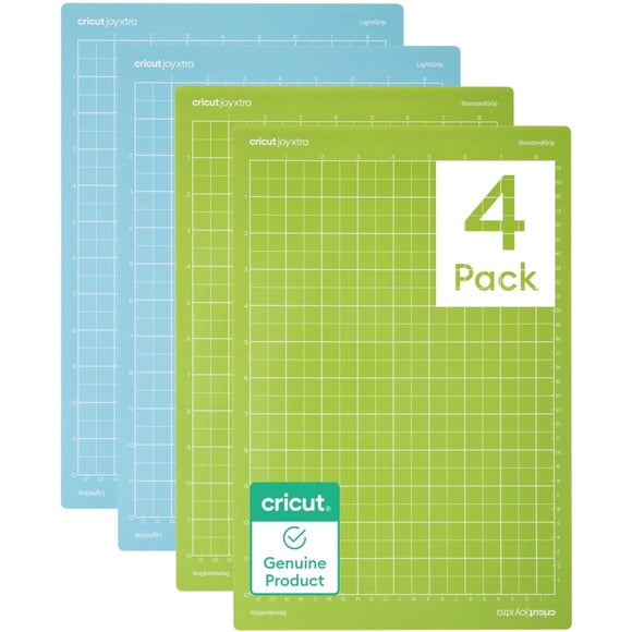 Pack 4 Bases Cricut Joy Xtra 8.5x12in Adhesivo Reutilizable