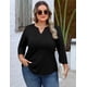 thumbnail image 3 of Blusa Romanstii Túnica Negra 2XL Mujer, 3 of 3
