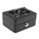 thumbnail image 3 of Práctica mini caja de dinero en efectivo caja fuerte de seguridad de acero inoxidable metal negro, 3 of 3