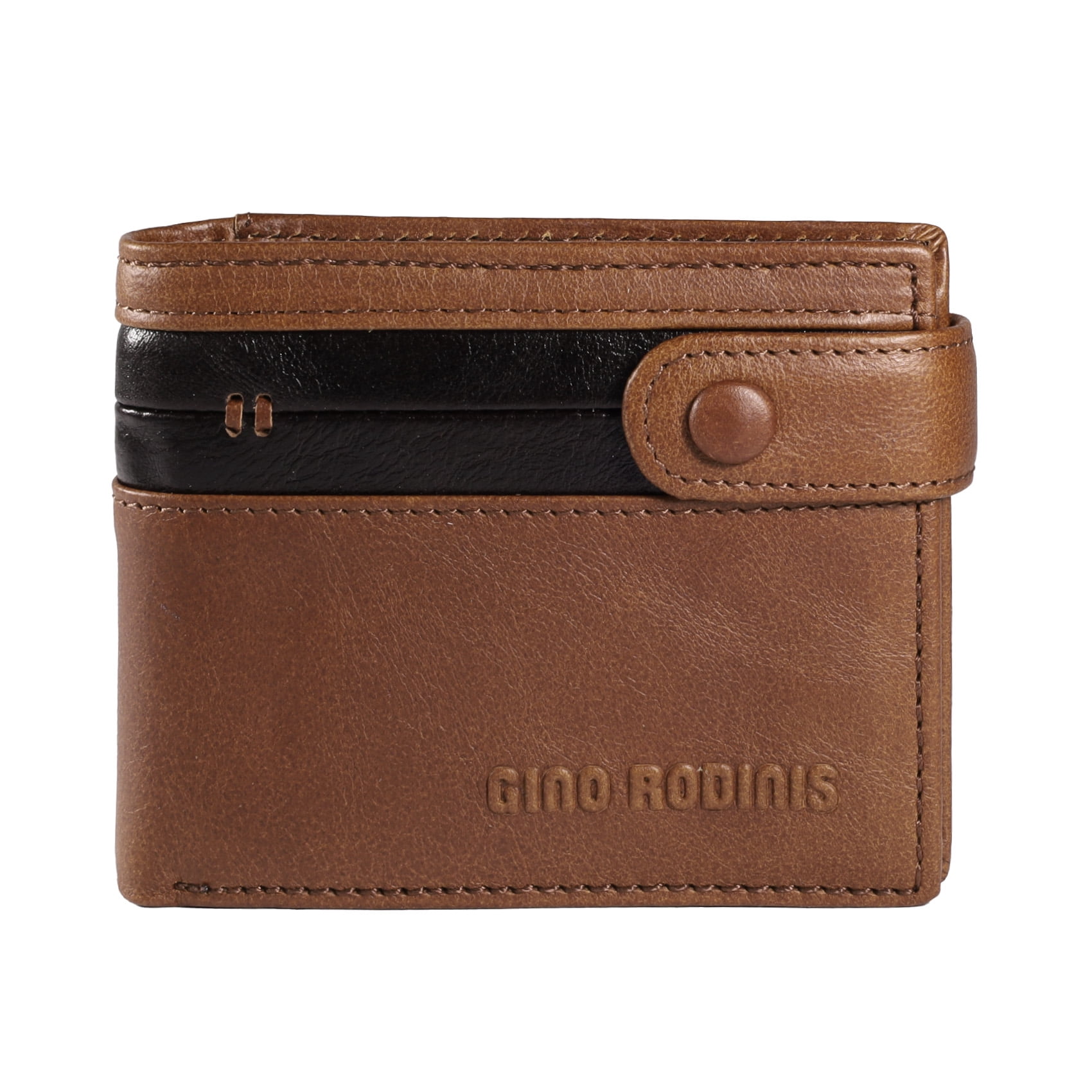 Billetera Paolo 676 Café/marrón Gino Rodinis