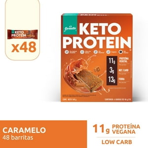 Granolín - Keto Protein Pack 48 Barritas Sabor Caramelo