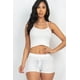 thumbnail image 4 of Conjunto Capella Apparel Top Cami Corto Acanalado Y Shorts, 4 of 10