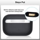 thumbnail image 3 of Funda YSIUENG para AirPods Pro 3 2025 de cuero TPU azul marino, 3 of 7
