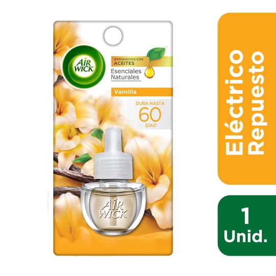 Desodorante Ambiental Repuesto Eléctrico Aceite Vainilla Blister 21 ml Air Wick