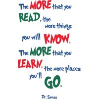 Rienda Libre Graphics - Decomural The More You Read Dr Seuss Ws-51030