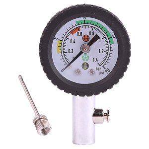 Magideal - Medidor De Presión De Bola, Instrumentos De Medición De Presión De Aire, Utilidad Portátil, Medidor De Aire De Precisión, Medición Para Rugby, Fútbol, Con Cubierta