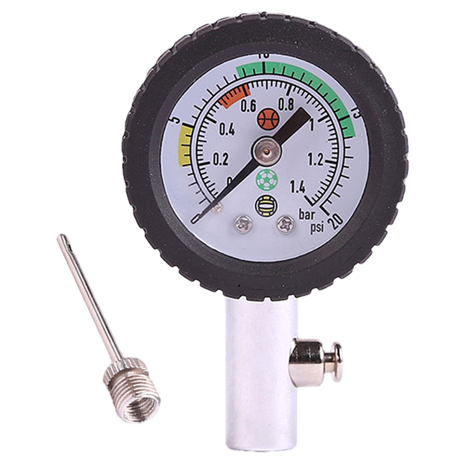 Magideal - Medidor De Presión De Bola, Instrumentos De Medición De Presión De Aire, Utilidad Portátil, Medidor De Aire De Precisión, Medición Para Rugby, Fútbol, Con Cubierta