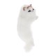 thumbnail image 2 of Lindo Felpa Gato Arte Escritorio Juguetes Simulación Gato Figura Estatua Artesanía Amarillo Izquierda, 2 of 5