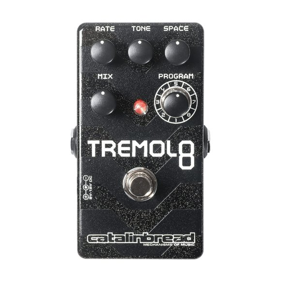 Pedal de efectos para guitarra Catalinbread Tremolo 8 con fuente de alimentación