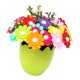 thumbnail image 1 of DIY Craft Kit de alambre de hierro botón Ramo de fieltro Hacer 40 flores cáscara de huevo-jazmín, 1 of 5