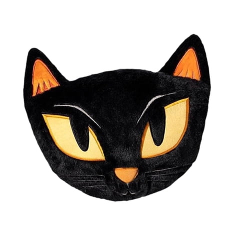 Bothyi - Almohada De Gato Negro Para Halloween, Juguete Decorativo Para Sofá, Coche Y Sofá