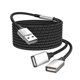 thumbnail image 1 of Cable divisor USB MOGOOD 2 m USB‑A macho a 2 hembra, 1 of 6