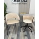 thumbnail image 3 of Pack 2 Sillas Oficina Base Resistente Negra - Beige, 3 of 3