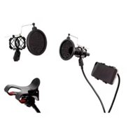 Philco - Kit De Grabacion Para Telefono Y Microfono Negro