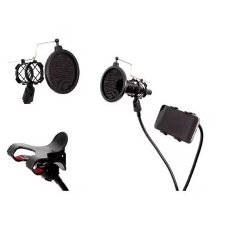 Philco - Kit De Grabacion Para Telefono Y Microfono Negro