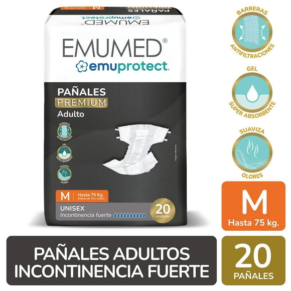 Pañales Emuprotect Premium Adulto M