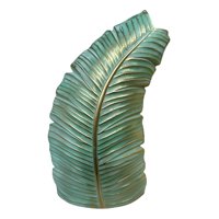 Genérico - Figura Decorativa Adorno Hoja Tropical Estatua Jhn