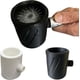 thumbnail image 3 of Cabezal ducha limpieza hombre boquilla espiral anillo 360 rociado agua flujo fuerte larga duración resistente negro plástico, 3 of 8