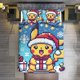 thumbnail image 1 of Christmas Pokmon 3 Piece Sets Full/Queen Size - Reversible Microfiber Quilts with Shams Soft Lightweight Bedspread Coverlet Comforter for All Season Bed Sheets, 1 of 4