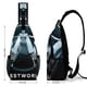 thumbnail image 2 of Mundos Oeste Riñonera Bandolera con Estampado Integral para Hombres y Mujeres, Bolso Cruzado Gráfico de Tendencia, Mochila de Hombro Streetwear para Ciclismo y Deportes, Riñonera Versátil Casual, 2 of 6