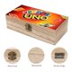 thumbnail image 3 of UNO Caja Organizadora de Madera Rústica - Caja Decorativa Multifuncional para Escritorio, Hogar, Oficina, Joyas y Manualidades, 3 of 6