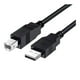 thumbnail image 1 of Cable De Impresora USB 1Mt Negro DHC-PT100, 1 of 2
