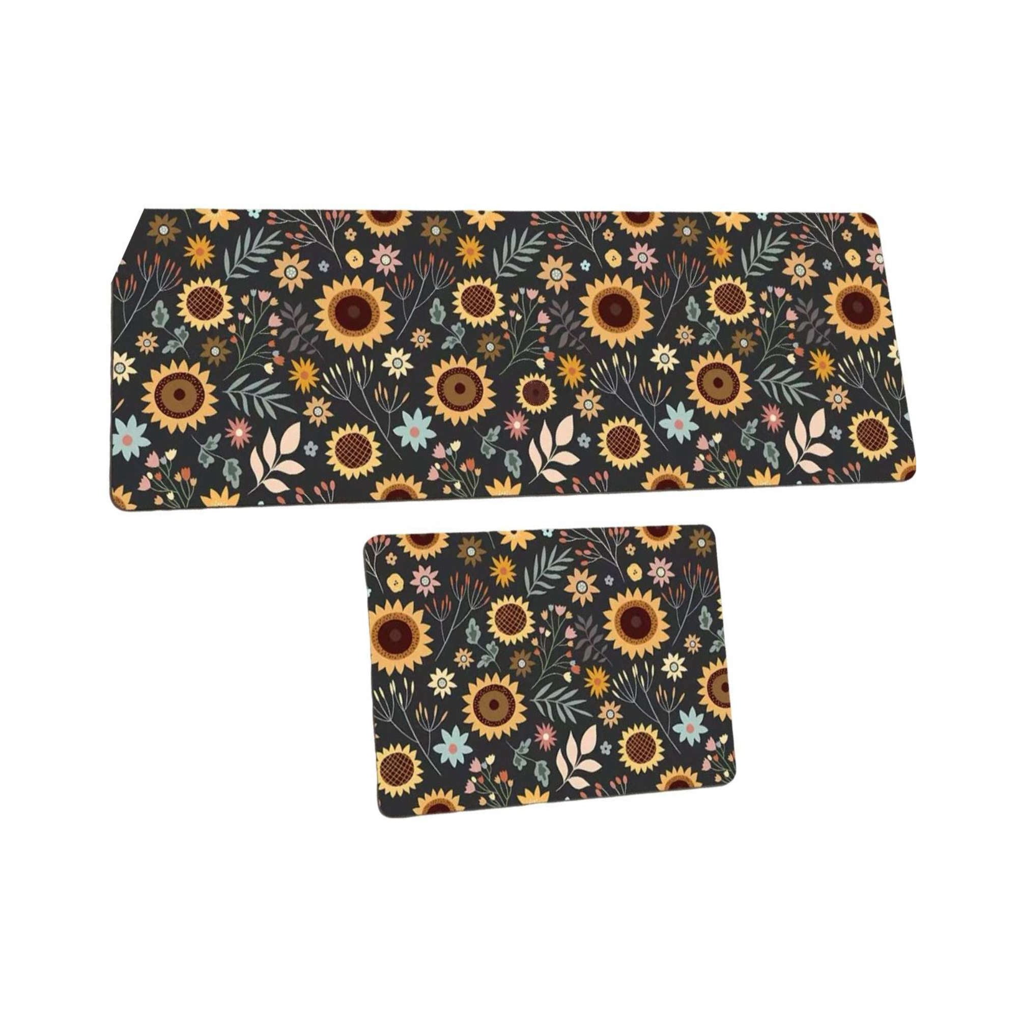 Teng Fei - Alfombras Decorativas Antideslizante Girasol