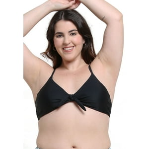 Samia - Bikini Triangulo Con Nudo Negro M