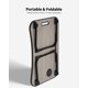thumbnail image 5 of Mesa portátil plegable para regazo VIFOCAE con portavasos, gris, 5 of 6