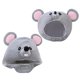 thumbnail image 1 of Gray Mouse Headgear Girls Boys Regalo Para Disfraces Cosplay 28X24cm + 30x43cm, 1 of 5