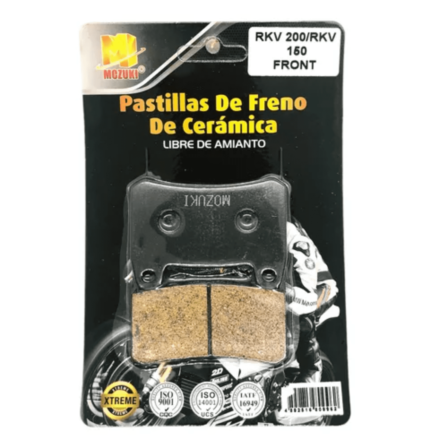 Mozuki - Pastilla Delantera Rkv 150