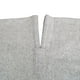 thumbnail image 2 of Poncho Melton Lana 100% - Largo - Gris Claro, 2 of 3