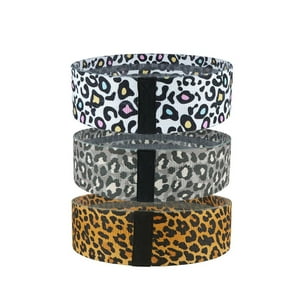 Inaltum Fitness - Set De 3 Bandas Elásticas Tela Gluteos Animal Print