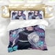 thumbnail image 5 of Kochou Shinobu Conjunto de sábanas temático, trío de piezas, cómodo y amigable con la piel, diseño único, regalo de decoración para el hogar para familiares, amigos y fans, 90 cm * 190 cm, 5 of 6