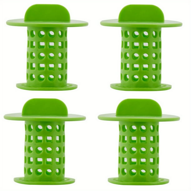 1/4pcs Bathroom Drain Hair Catcher, Bath Stopper Plug Sink Strainer Filter, Sewer Dredge Device, Shower Hair Stopper, Kitchen Bathroom Anti-clogging Bathroom Accessories