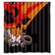thumbnail image 1 of Cortina de ducha de Five Finger Death Punch con ganchos, tamaño 66 x 72 pulgadas, 1 of 3