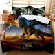 thumbnail image 1 of Dinosaur Jurassic Age Tyrannosaurus Rex Bedding Set Boys Girls Duvet Cover Pillowcase Bed Kids Adult, 1 of 5
