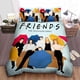thumbnail image 1 of Friends Characters and Central Park Orange Sofa Artwork Duvet Cover Bedding Set3-Piece Bedding Set (1 Duvet Cover + 2 Pillow Shams), 1 of 2