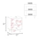 thumbnail image 3 of Mueble Para Lavamanos Marlo 2 Puertas Wengue Y Fresno, 3 of 3