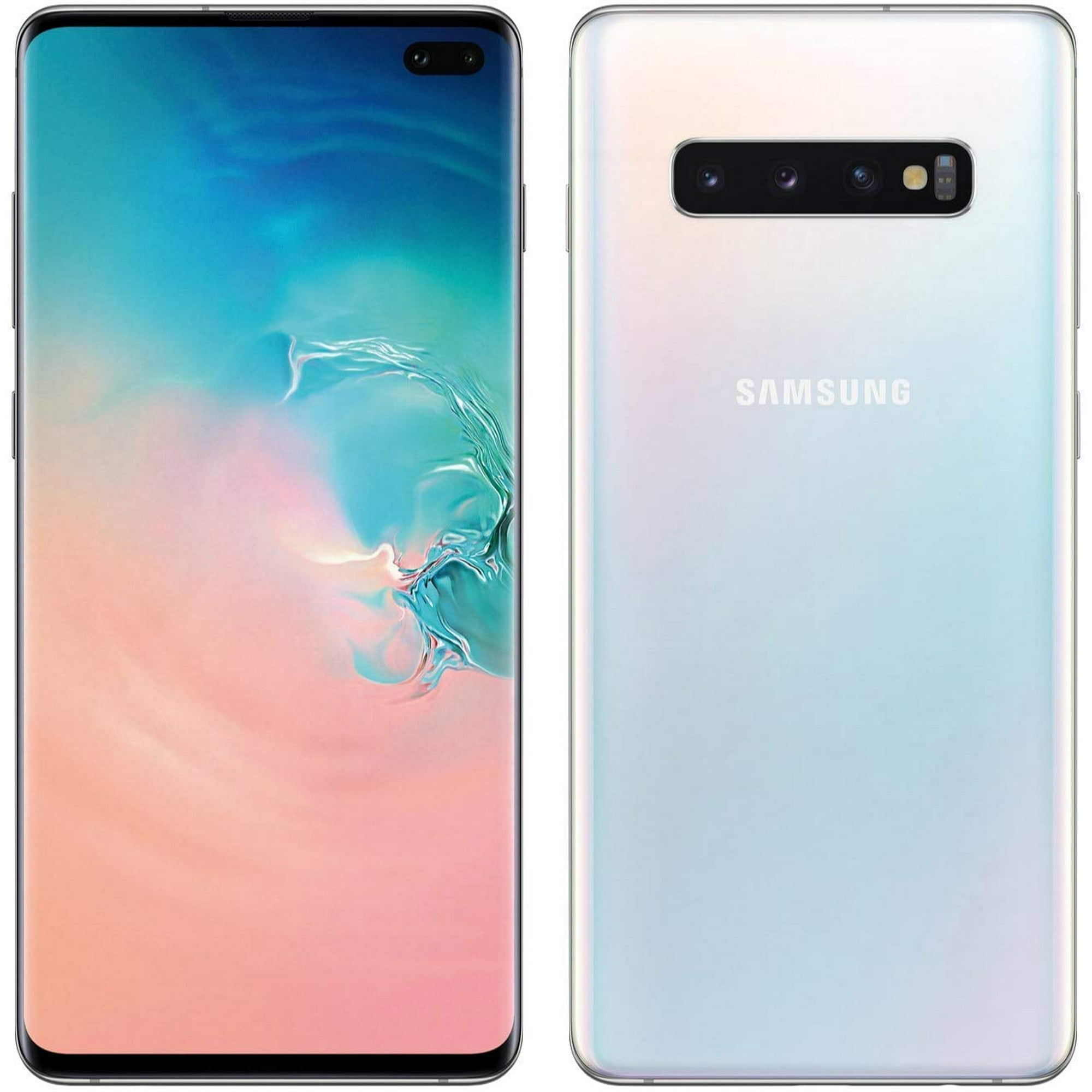Samsung Galaxy S10+ Sm-g975f/ds 128gb+8gb Doble Sim Fábrica Desbloqueada (prism Blanco)